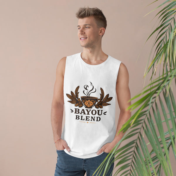 Bayou Blend Unisex Tank Top – Casual Coffee Vibe for Any Occasion